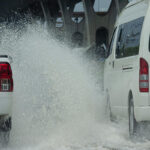 How to drive on flooded roads