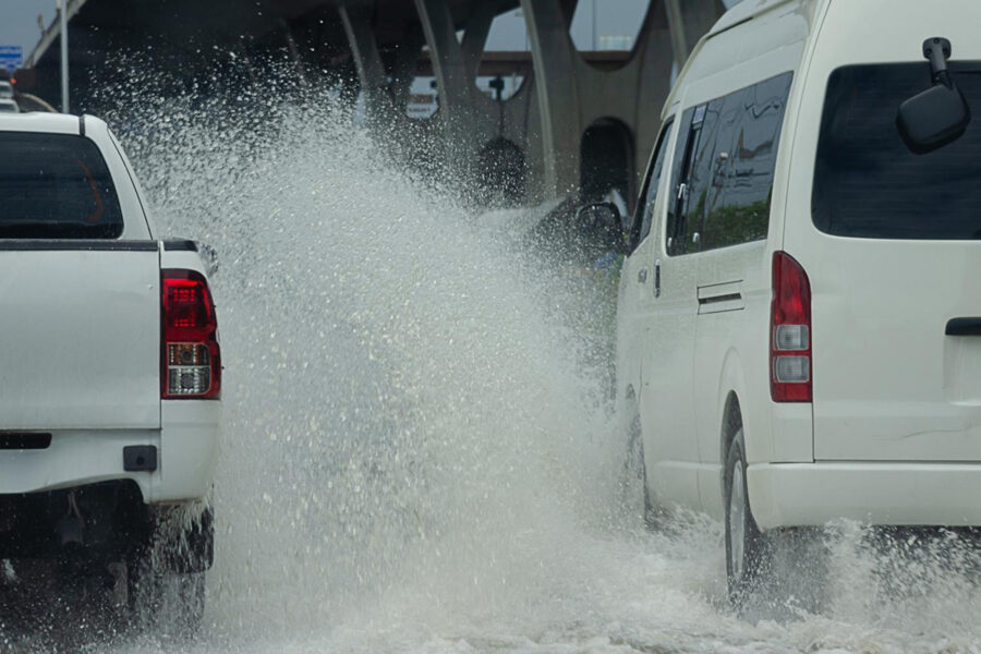 How to Drive a Hire Van Safely on Flooded Roads